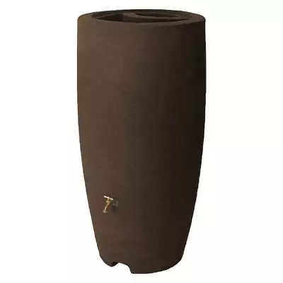 Algreen Athena 80 Gallon Plastic Rain Water Collection Drum Barrel Brownstone • $288.99