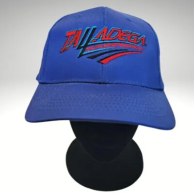 $21.88 • Buy NASCAR Talladega Superspeedway Hat Snapback Blue Embroidered Racing Cap New Tags