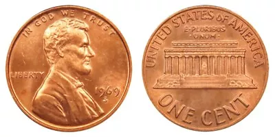 $2.24 • Buy 1969 S Gem  Uncirculated  Lincoln Cent (1 Coin)