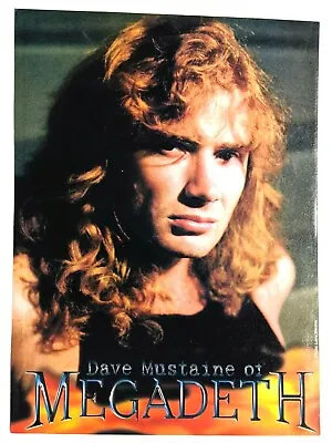 Megadeth / Dave Mustaine / Magazine Full Page Pinup Poster Clipping  • $14.99