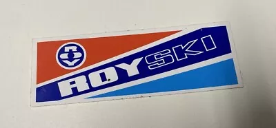 Vintage Royski Sticker Decal Roy Ski Skiing Snowboarding Winter Sport • $14.99