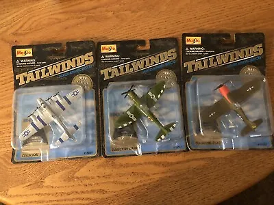 3 - Maisto TAILWINDS Die Cast Metal Aircraft - Detailed Authentic Replicas  • $19.99