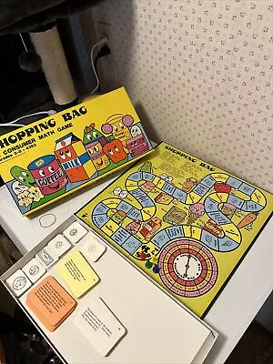 Shopping Bag Complete Kids Consumer Board Game Educational Grades 3-8 • $25