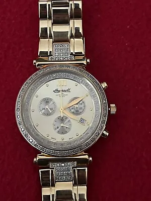 £250 • Buy INGERSOLL 18 Carat Gold Plated DIAMOND Mens Watch IG0206DS NUMBER  USED