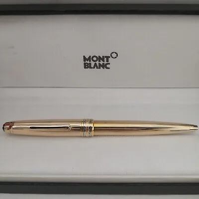 New Montblanc 2866 Meisterstuck Ballpoint Gold Star Pen 164P • $55