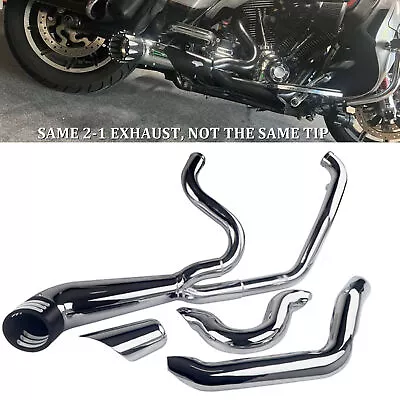 Head Turning Nice Sound 2-into-1 Exhaust Pipes For Harley 95-16 Breathe Easier • $559.99