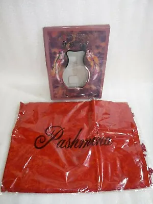 Japanese Pashmina 100% Silk Shawl Scarf   Boxed   Unused  • £24.97