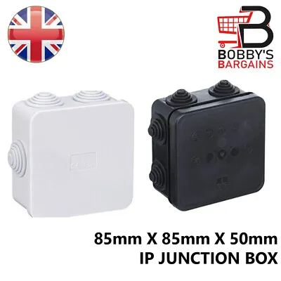 Waterproof Ip55 Ip65 Pvc Junction Box Outdoor Case Cable Wire Connector Terminal • £0.99