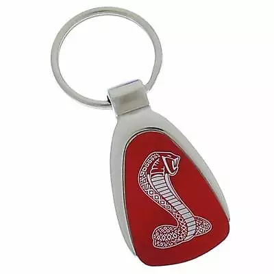 Ford Cobra Tear Drop Key Ring (Red) • $15.95