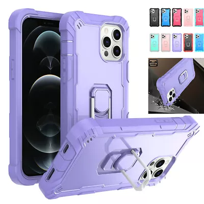 For IPhone 11 12 13 14 Pro Max XS XR 87 Heavy Duty Rubber Stand Phone Case Cover • $16.99