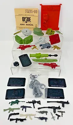 Mixed LOT Vintage 60s/70s/80s/90s GI JOE ARAH ACCESSORIES WEAPONS PARTS MANUAL • $29.99