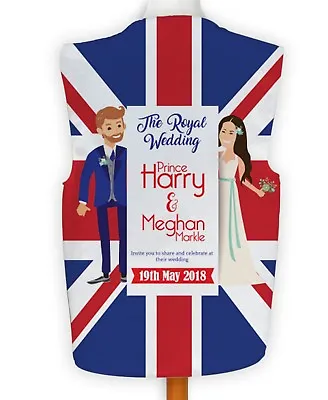 Cartoon Royal Wedding Union Jack Design Fancy Dress Waistcoat • £15.99