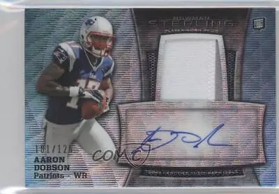 2013 Bowman Sterling Relics Blue Wave Refractor /125 Aaron Dobson Rookie Auto RC • $7.07