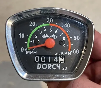 Vintage Dorcy Bike Speedometer Schwinn Murray Elgin Huffy Sears • $14.39