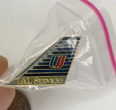 Vintage United Airlines Pin UAL Services Tail Wing Aviation Airplane New • $7.49