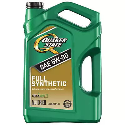 Quaker State Premium Advanced Motor Oil Full Synthetic 5W-30 Motor Oil 5-Quart • $24.43