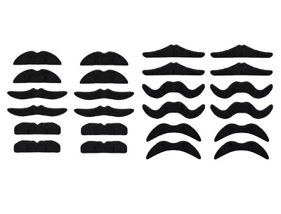 24 Pcs Novelty Fake Mustaches Mustache Party Supplies Self Adhesive Mustach... • $13.22