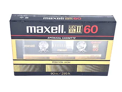 MAXELL UDXL II 60 UD XLII  Blank Audio  Cassette Tape (Sealed) NEW • $26.99