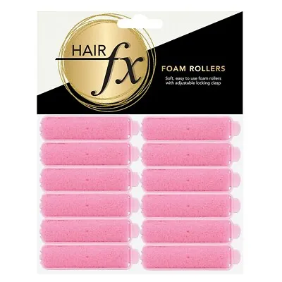 Hair FX Classic Foam Rollers 15mm Mini - Pink 12pk- Hair Salon Quality • $15.40