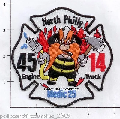 $3.85 • Buy Pennsylvania - Philadelphia Engine 45 Truck 14 Medic 25 PA Fire Dept Patch