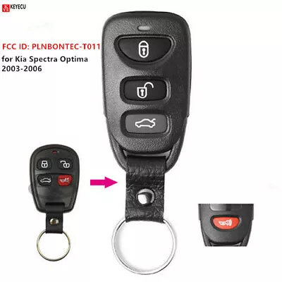 Smart Car Remote Key Fob For Kia Spectra Optima 2003 2004 2005 PLNBONTEC-T011  • $15.62