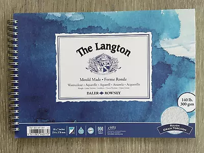 Daler-Rowney The Langton Rough Grain 300 Gsm 10 X 7'' Watercolour Pad 12 Sheets • £12.57