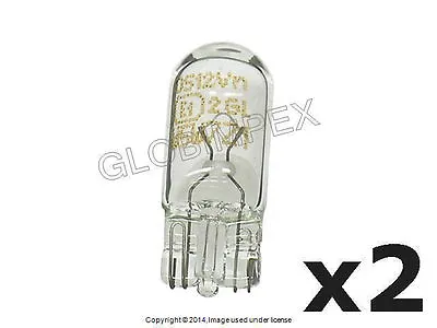 BMW E30 E32 E36 E46 E65 E66 (1987-2008) Side Marker Bulb 12V - 5W Clear (2) OEM • $9.95