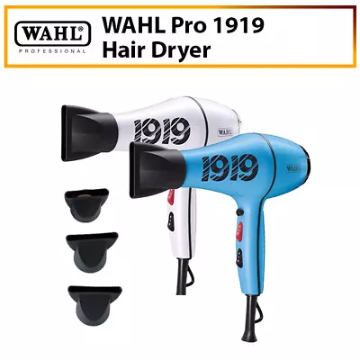 (New)WAHL Pro 1919 2200W High Speed Cold Shot Blow Salon Professional Hair Dryer • $115