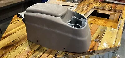 97-03 FORD F150 Truck Front Floor Center Console Armrest Tan CUPHOLDER OEM • $80