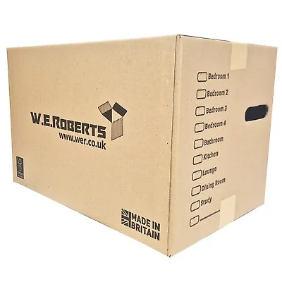 Removal Packing Box  NEW LARGE  Cardboard House Moving Boxes • £29
