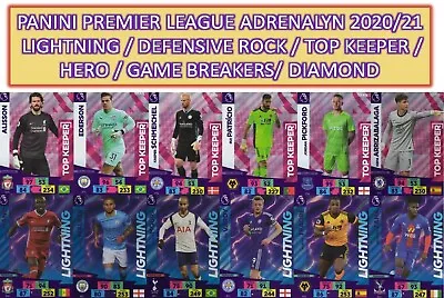 £0.99 • Buy Panini Adrenalyn XL Premier League 2020/21 Diamond Lightning Keeper Cards