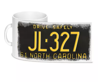 Mayberry Sheriff's Office Squad Car NC Tag JL-327 11oz Ceramic Coffee Mug  • $15.95