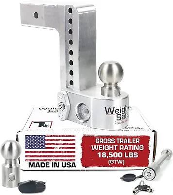 Weigh Safe Trailer Hitches WS8-2.5-KA WEIGH SAFE 8  DROP HITCH W 2.5  Receiver • $384