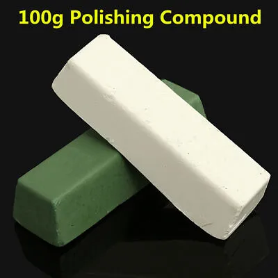 Abrasive Buffing Polishing Soap Compound Paste Wax Bar Metal Brass Grinding • £5.87