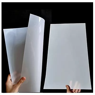 10 Pack 7.5 Mil Blank Stencil Sheets 12 X 24 Inch Mylar Sheet Milky Transluce... • $24.17