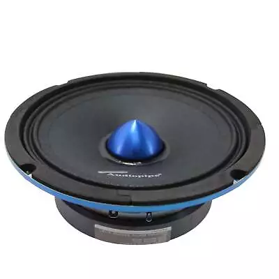 Audiopipe 6  Mid Bass Car Audio Bullet Loud Speaker 200W 4 Ohm Blue • $39.95