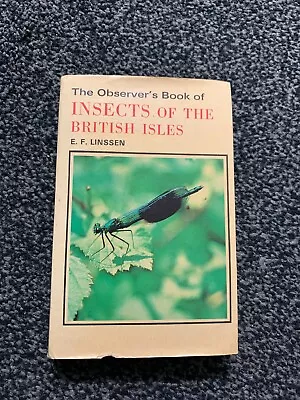 The Observer's Book Of Insects Of The British Isles 1978 E F Linssen Warne No 17 • £9.99