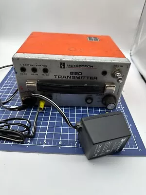 Metrotech 850 Transmitter With Charger Utility Pipe Locating Parts Only!!! • $150