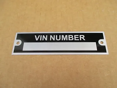 VIN ID NUMBER DATA Tag Plate Number HOT ROD RESTORATION WITH MOUNTING HARDWARE • $8