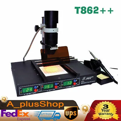 T862++ Bga Smt Smd Infrared Rework Station Irda Welder Xbox Solding Station New • $198