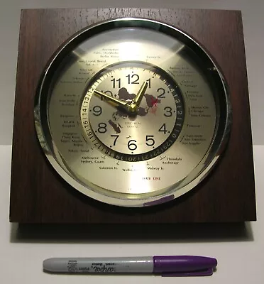 Rare Vintage - Gmt Verichron Quartz Clock - Made In Japan • $189.95