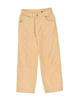 MURPHY & NYE Mens Straight Casual Trousers W33 L27  Beige Cotton AT09 • £18.96