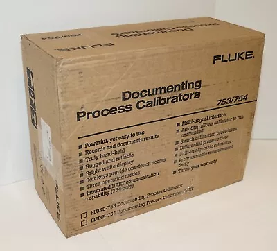 Fluke 754 Documenting Process Calibrator With Hart Pressure Temperature Ma Loop • $7995