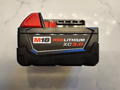 GENUINE Milwaukee M18 Red Lithium-ion XC 3.0Ah 18V Battery 48-11-1828 • $36.88