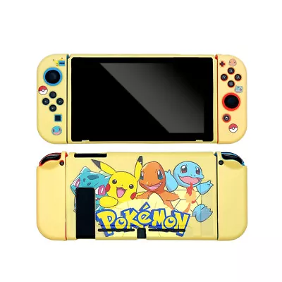 Protective Cover Silicone Cartoon Pokémon Tpu Shell Nintendo Switch Case Pikachu • $24.08