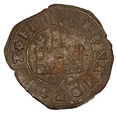 Catholic Kings - 2 Maravedis Coin - 1520-50 - Segovia - 3.15g • $39