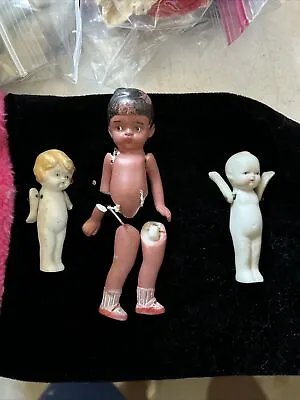 Lot Of 3 Bisque  Jointed Baby Dolls Made In Occupied Japan • $10.95