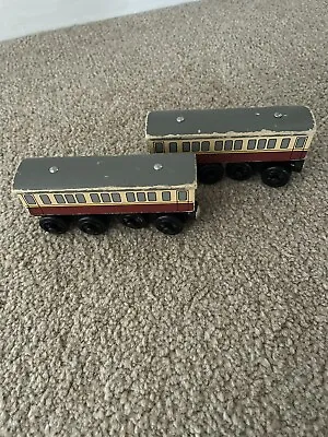 Thomas Tank Engine & Friends Wooden Train - EXPRESS COACHES - LEARNING CURVE • £34.99