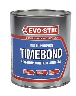 £13.99 • Buy Evo-stik Timebond Amber 750ml Non DRIP Contact ADHESIVE Multi Purpose 