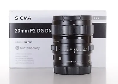 Sigma 20mm F/2 DG DN Contemporary Lens For L Mount • £579.90